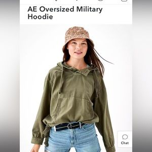 AE Oversized Military Hoodie